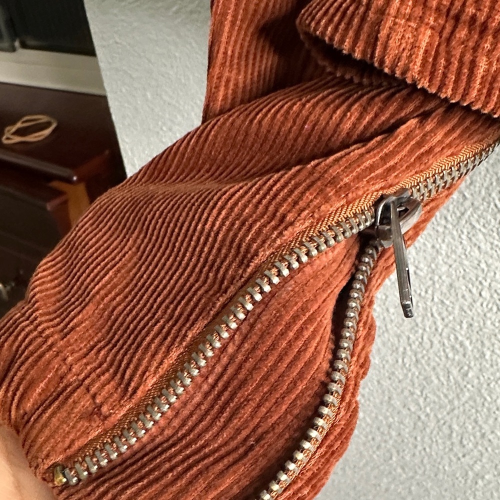 Blank NYC Women's Brown moto Corduroy Jacket size XL - Picture 8 of 12